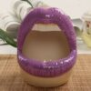 "Lips" - Funny Ceramic Ashtray purple