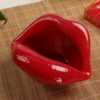 "Lips" - Red Ceramic Ashtray - Home Decoration