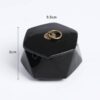 black Ceramic outdoor Ashtray With Lid perfect for patio