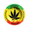 Cool Weed Ashtray Metal Tray jamaican style with amsterdam heading