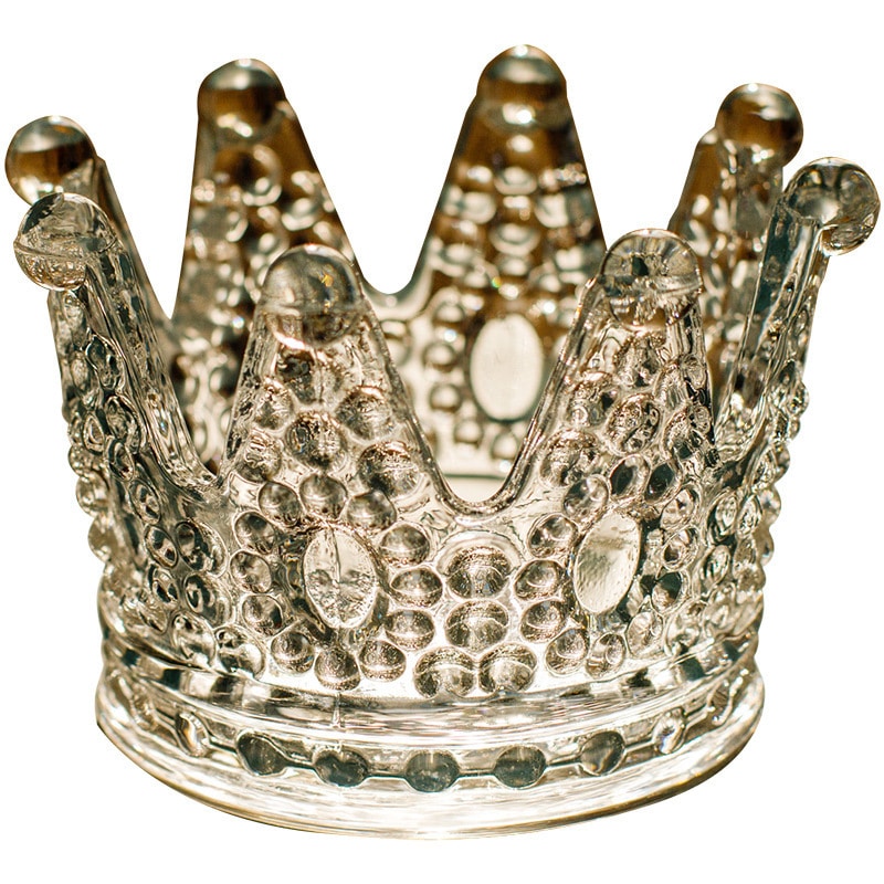 Large Luxury Crown Ashtray & Candle Holder Home Decor