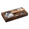 Luxury Portable Cigar Ashtray Wood with cigar