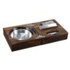 Opened Luxury Portable Cigar Ashtray Wood - The Perfect Gift