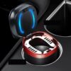 Portable Car Ashtray LED Lid Open
