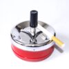 Pressing Windproof Stainless Steel Ashtray With Lid use case 1