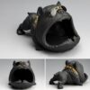 "black Cartoon Dog Ashtray With Sunglasses" - cool Ceramic Ashtray