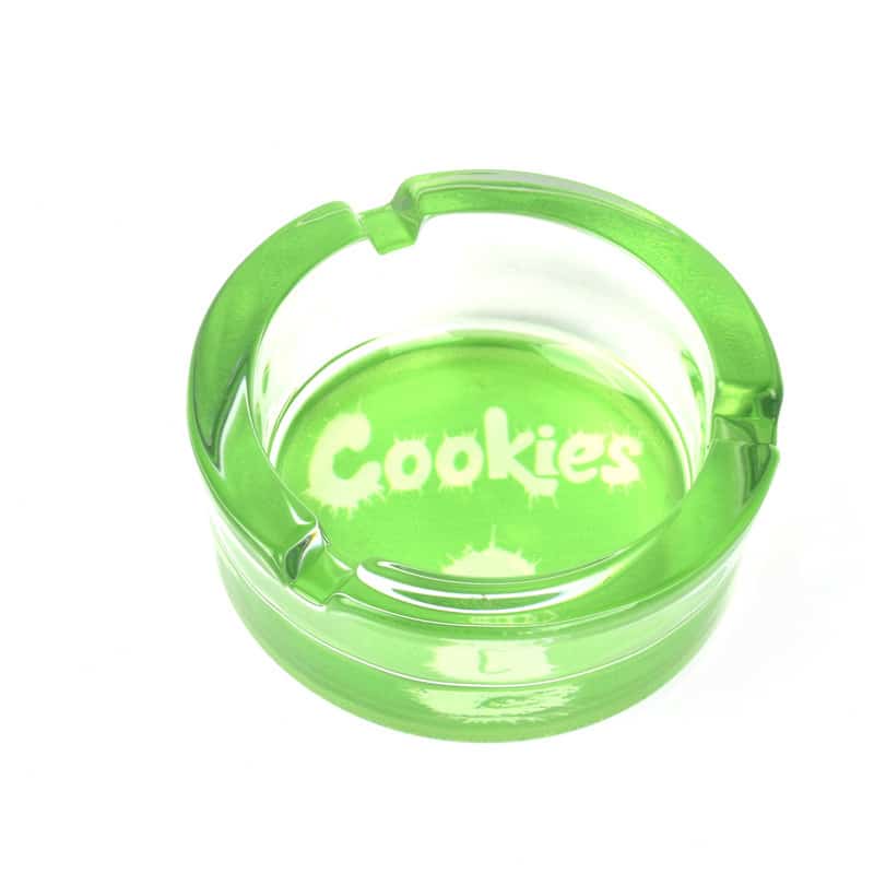 "Cookies" - Luminous Glass Ashtray Cartoon Print