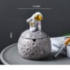 "cute Astronaut" - Resin Ashtray With Lid