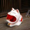 "Lucky Cat" - Ceramic Windproof Ashtray & Home Decoration
