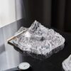 "Mountains" - Large Glass Ashtray - use case 3 photo