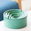 "Terrace" - Ceramic Ashtray green