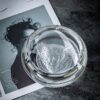 Angel Glass Ashtray For Three Cigarettes