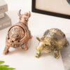 Animal Ashtrays Metal Bulls