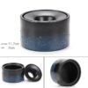Black And Blue Stylish Ceramic Ashtray With Funnel Lid