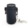 black can portable ashtray with keychain