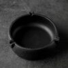 Black Cement Ashtray For Patio