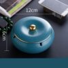 Blue Ceramic Ashtray Dimensions