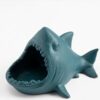 Blue Ceramic Shark Ashtray