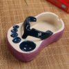 Blue Sandal Shoe Ceramic Ashtray