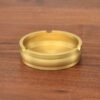 Brass Metal Ashtray Suitable For Indoor Or Outdoor