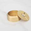 Brass Metal Ashtray With Lid Classy And Modern