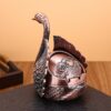 Bronze Color Swan Ashtray