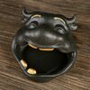 Cartoon Cow Ashtray Made From Ceramic
