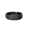 Ceramic Ashtray Black Without Lid