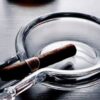 Cigar Ashtray Glass Minimalist Portable Ash Tray