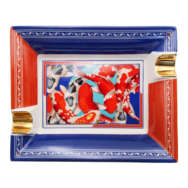 Cigar Ashtray Large Square Ceramic
