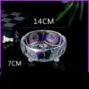 Colorful Crystal Glass Ashtray Dazzle Color