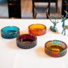 colorful Glass Ashtray colection