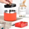 Colorful Stainless Steel Ashtray With Lid