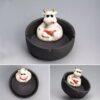 Cool Ashtray Black Cow Small