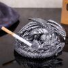 Cool Dragon Ashtray With Cigarette