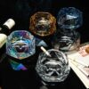 Cool Glass Ashtrays Six Different Colors