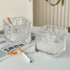 Cool Glass Ashtrays Square Transparent