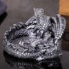 Cool Silver Dragon Resin Ashtray