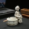 Cool Skeleton Drummer Ashtray For Smokers Or For Non Smokers As A Home Decoration