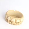 Cool Skull Ashtray White Color