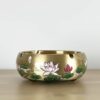 Copper Ashtray With Flower Painting