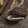 Copper Japanese Ashtray With Windproof Cover For Patio