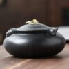 Creative Ceramic Ashtray With Lid product photo 1