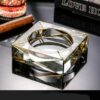 Crystal Ash Tray Square Shape