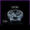 Crystal Glass Ashtray Round Large