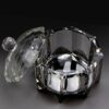 Crystal Glass Ashtray With Cover