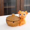 Cute Ashtray With Cover - Home & Office Decoration