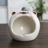 Cute Bear Ashtray On Table