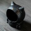 cute black cat ashtray for indoors or outdoors