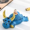 Cute Blue Cow Resin Ashtray